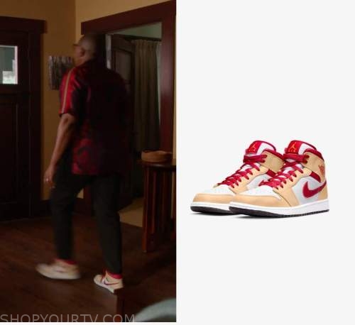 9-1-1: Season 6 Episode 5 Hen's Tan & Red Sneakers | Fashion, Clothes ...