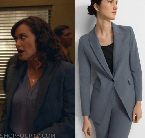 Blue Bloods: Season 13 Episode 2 Maria's Grey Blazer | Shop Your TV