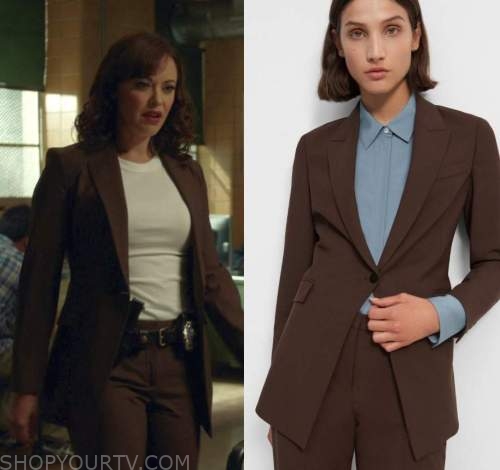 Blue Bloods: Season 13 Episode 2 Maria's Brown Blazer | Shop Your TV