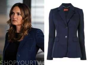 Law and Order SVU: Season 24 Episode 5 Olivia's Navy Blazer | Shop Your TV