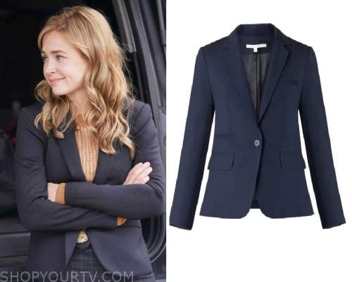 The Rookie Feds: Season 1 Episode 4 Laura's Navy Blazer | Shop Your TV