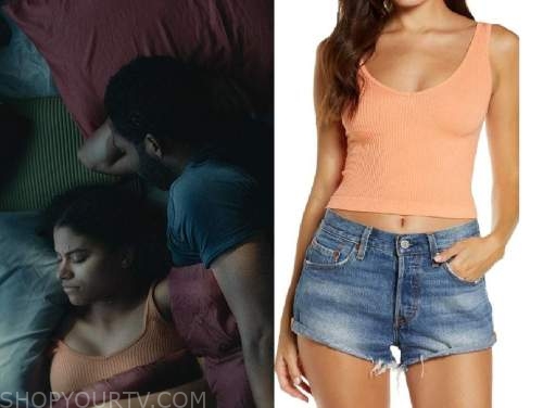 Atlanta: Season 4 Episode 7 Van's Orange Rib Crop Top