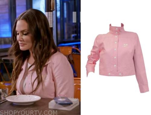 Meredith Marks Pink Leather Confessional Jacket