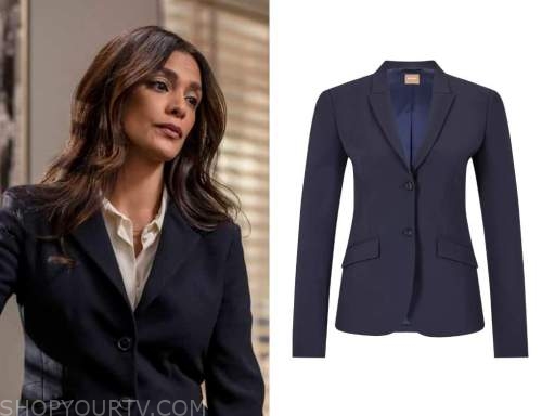 Law and Order: Season 22 Episode 5 Samantha's Navy Blazer | Shop Your TV