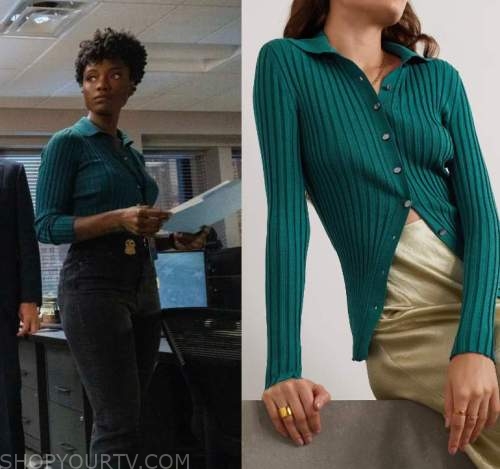 FBI: Season 5 Episode 6 Tiffany's Ribbed Sweater | Shop Your TV