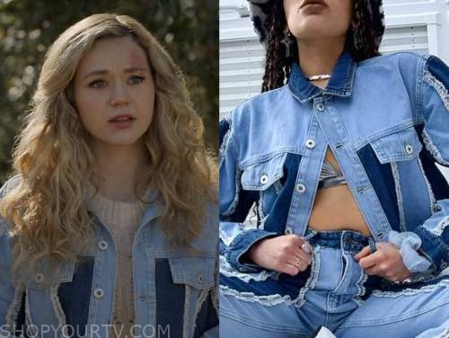 Stargirl Season 3 Episode 10 Courtneys Denim Jacket Shop Your Tv 