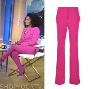 Good Morning America: November 2022 Angela Bassett's Pink Pants | Shop ...