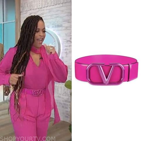 Sherri: November 2022 Shaunie Henderson's Pink Logo Belt | Shop Your TV