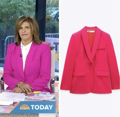 The Today Show: November 2022 Hoda Kotb's Pink Blazer | Fashion ...