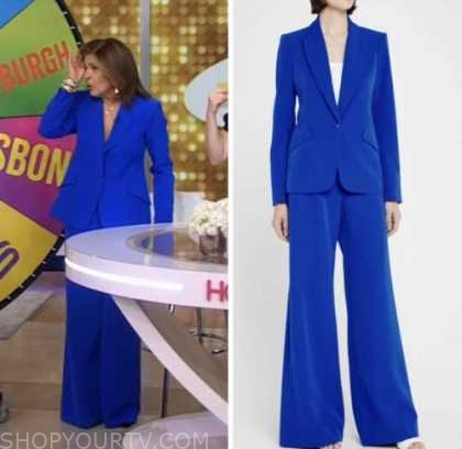 The Today Show: November 2022 Hoda Kotb's Blue Blazer and Pant Suit ...