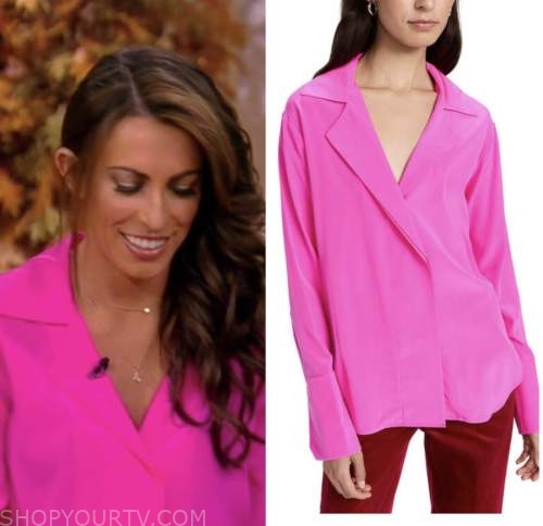 The View: November 2022 Alyssa Farah Griffin's Pink Blouse | Shop Your TV