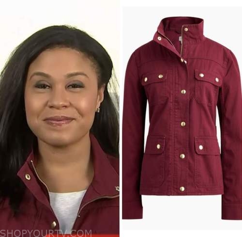 The Today Show: November 2022 Meagan Fitzgerald's Red Field Jacket ...