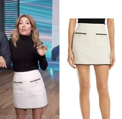 Access Daily: November 2022 Kit Hoover's Ivory Tweed Skirt | Shop Your TV