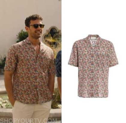 The White Lotus: Season 2 Episode 3 Cameron's Floral Shirt | Shop Your TV