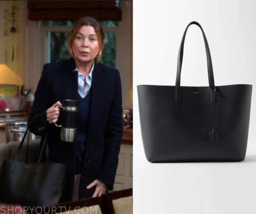 Greys Anatomy: Season 19 Episode 6 Meredith’s Black Tote Bag | Shop Your TV