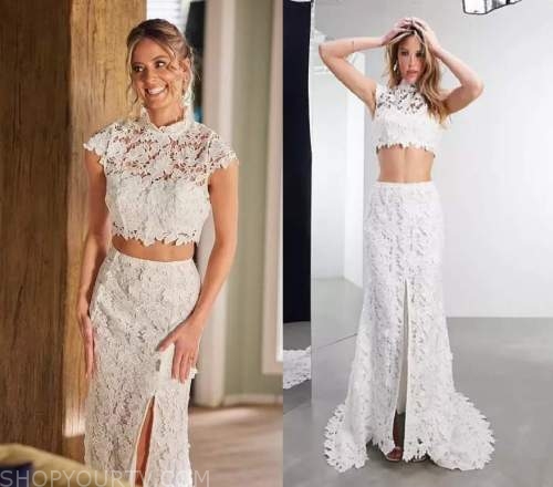 Home and Away November 2022 Felicity s White Lace Two Piece