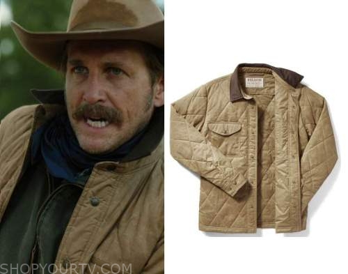 Young John Dutton Yellowstone Josh Lucas Quilted Jacket