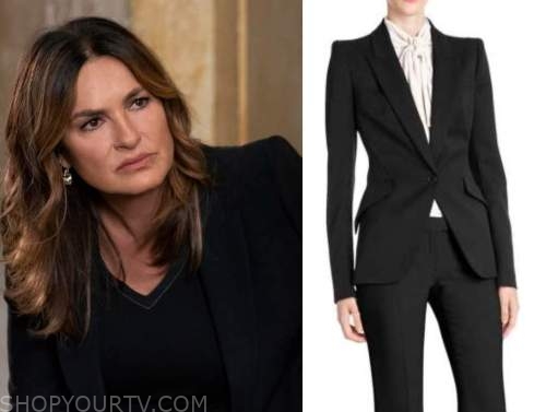 Law and Order SVU: Season 24 Episode 8 Olivia's Black Blazer | Shop Your TV