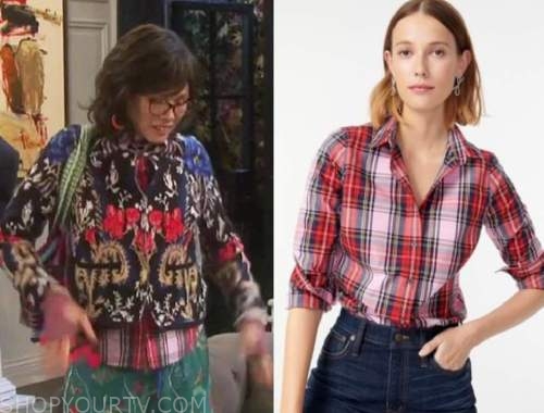 Days Of Our Lives: November 2022 Susan's Red Plaid Shirt | Shop Your TV