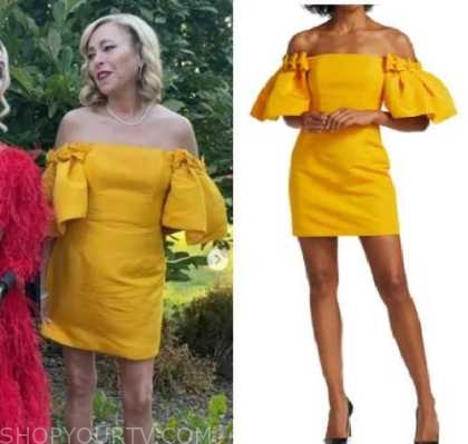 Chucky: Season 2 Episode 4 Sutton's Yellow Off The Shoulder Bow Dress 