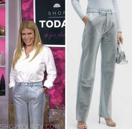 The Today Show: December 2022 Jill Martin's Rhinestone Embellished Jeans