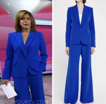 The Today Show: December 2022 Hoda Kotb's Blue Blazer and Pant Suit ...
