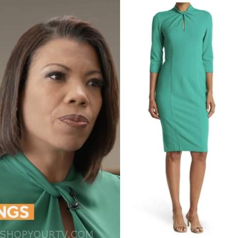 WornOnTV: Nikole Killion's blue split-neck dress on CBS Mornings, Nikole  Killion