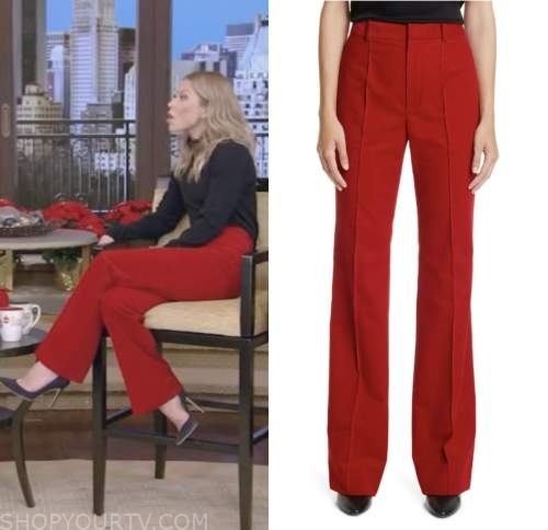 Live with Kelly and Ryan: December 2022 Kelly Ripa's Red Pants | Shop ...