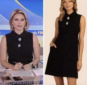 Fox And Friends: December 2022 Ashley Strohmier's Black Embellished 