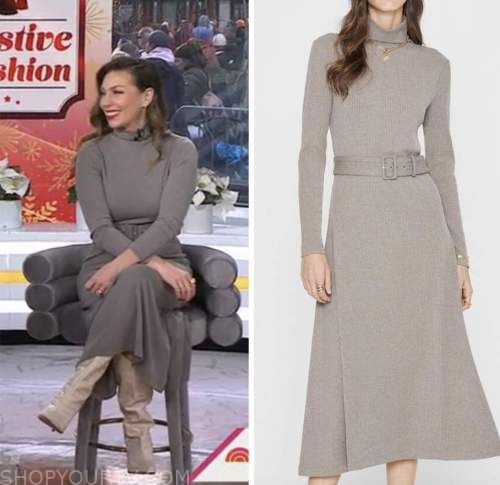 Buy Grey Roll Neck Jumper Dress 22, Dresses