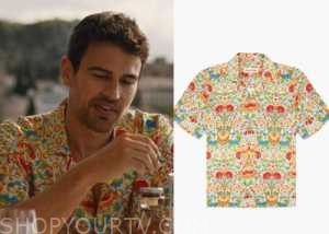 The White Lotus: Season 2 Episode 7 Cameron's Printed Shirt | Shop Your TV