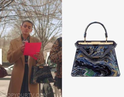 Miu Miu Wander Matelassé Hobo Bag in Mint Green worn by Julien Calloway  (Jordan Alexander) as seen in Gossip Girl (S02E04)