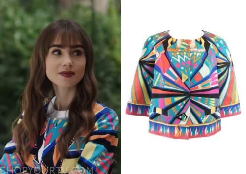 Emily in Paris- Vintage Pucci Printed Jacket