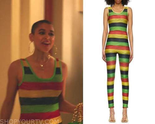 Gossip Girl Reboot Season 2 Episode 2 Juliens Striped Jumpsuit