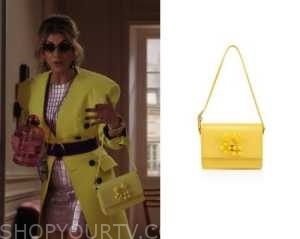 Emily in Paris: Season 3 Episode 2 Madeline's Yellow Detail Handbag ...