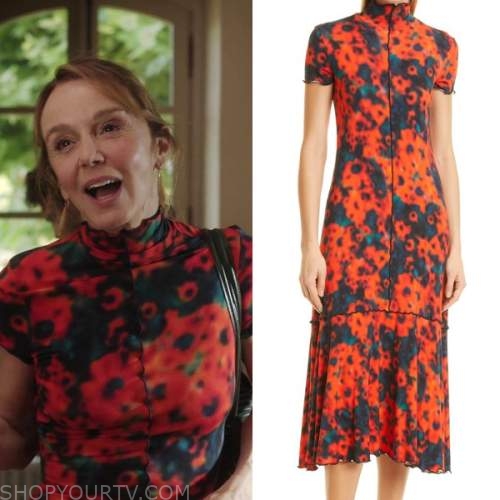 EMILY IN PARIS SEASON 3 EPISODE 6 SYLVIE S SUNFLOWER PRINTED