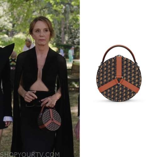 Polene Yke Tan Bag worn by Emily Cooper (Lily Collins) as seen in Emily in  Paris (S03E06)