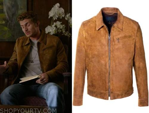 National Treasure Edge of History: Season 1 Episode 2 Liam's Suede Zip ...