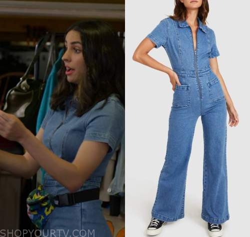 Bump: Season 3 Episode 6 Reema's Denim Jumpsuit | Shop Your TV