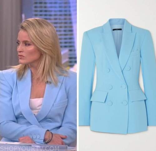 The View: May 2022 Sara Haines's White Button Down Top | Fashion ...