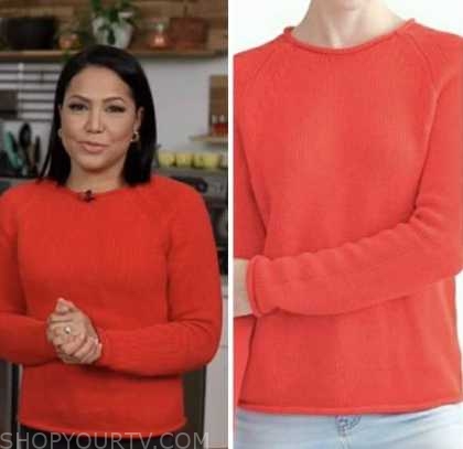 Good Morning America: January 2023 Stephanie Ramos's Red Sweater ...