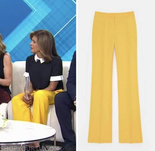 The Today Show: January 2023 Hoda Kotb's Yellow Pants 