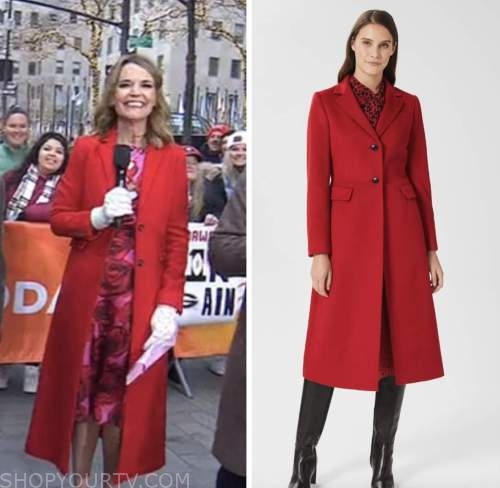 The Today Show: January 2023 Savannah Guthrie's Red Coat | Shop Your TV