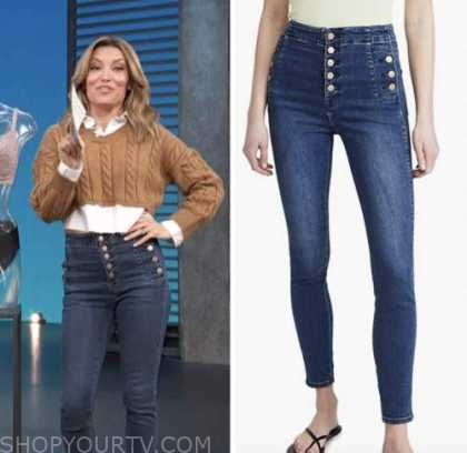 Access Daily: January 2023 Kit Hoover's Button Detail Jeans | Shop Your TV