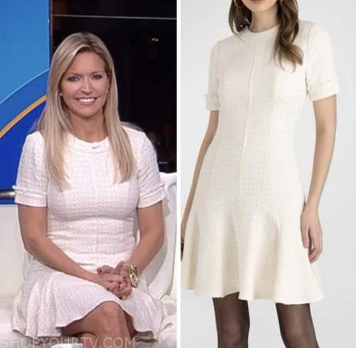 ainsley earhardt white dress