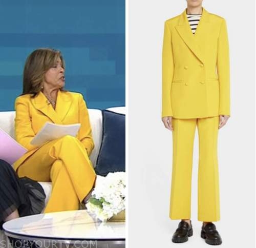 the today show, hoda kotb, yellow blazer and pant suit | Fashion ...