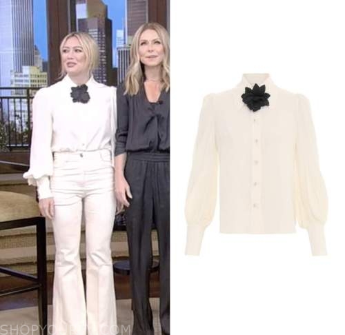 Live with Kelly and Ryan: January 2023 Hilary Duff's White and Black ...