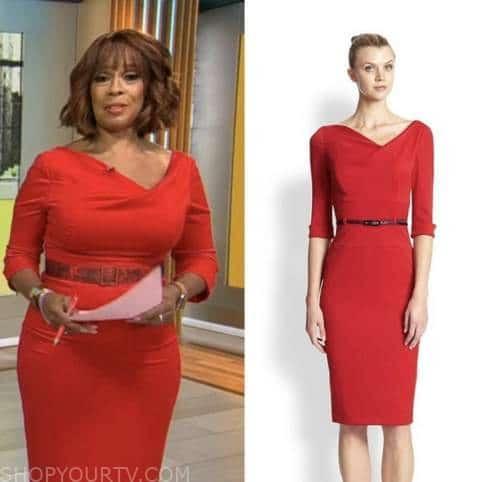 CBS Mornings: December 2022 Gayle King's Purple Striped Trim Sweater ...