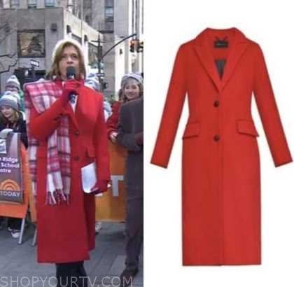 The Today Show: January 2023 Hoda Kotb's Red Coat | Shop Your TV