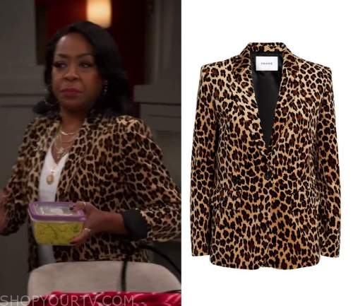 The Neighborhood: Season 5 Episode 11 Tina's Leopard Blazer | Shop Your TV